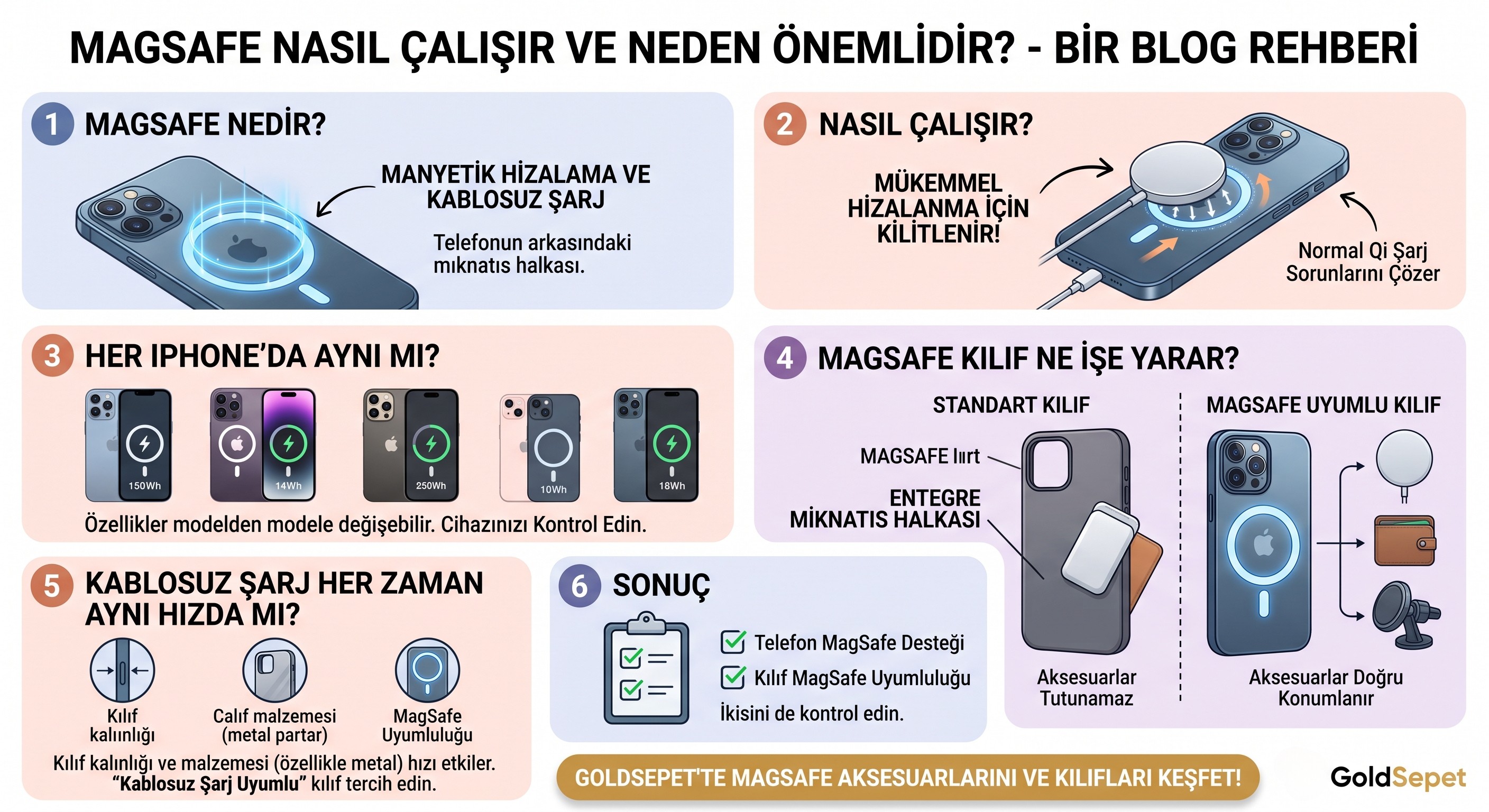 MagSafe Nedir? Hangi iPhone Modelleri ve Kılıflarla Çalışır?