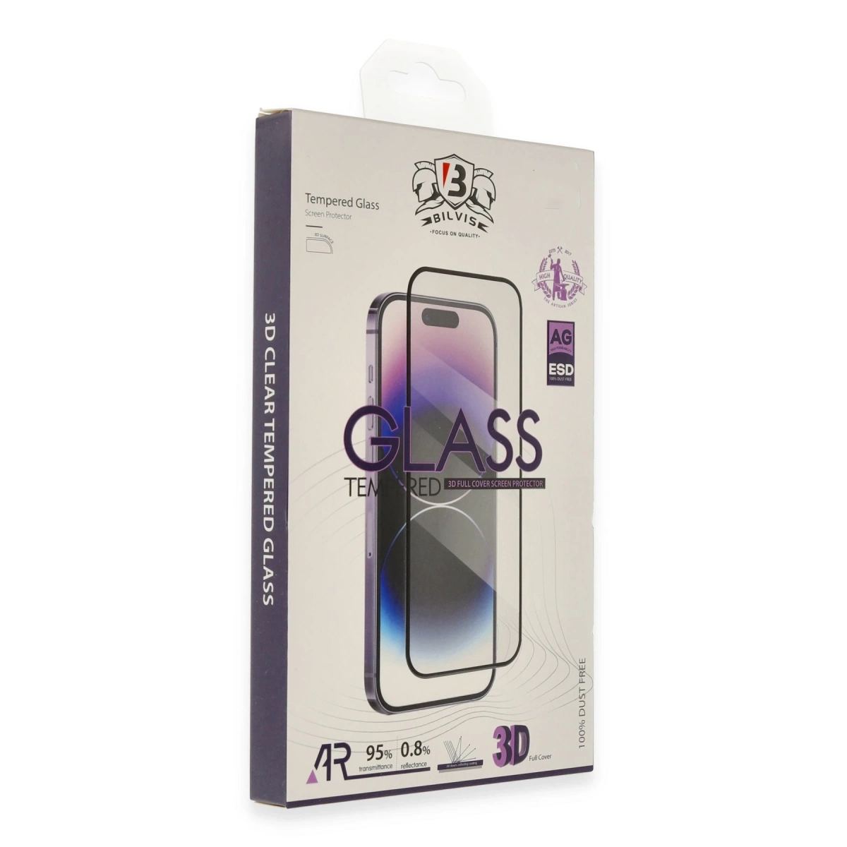 Apple İphone 14 Pro Bilvis 3d Cam Ekran Koruyucu