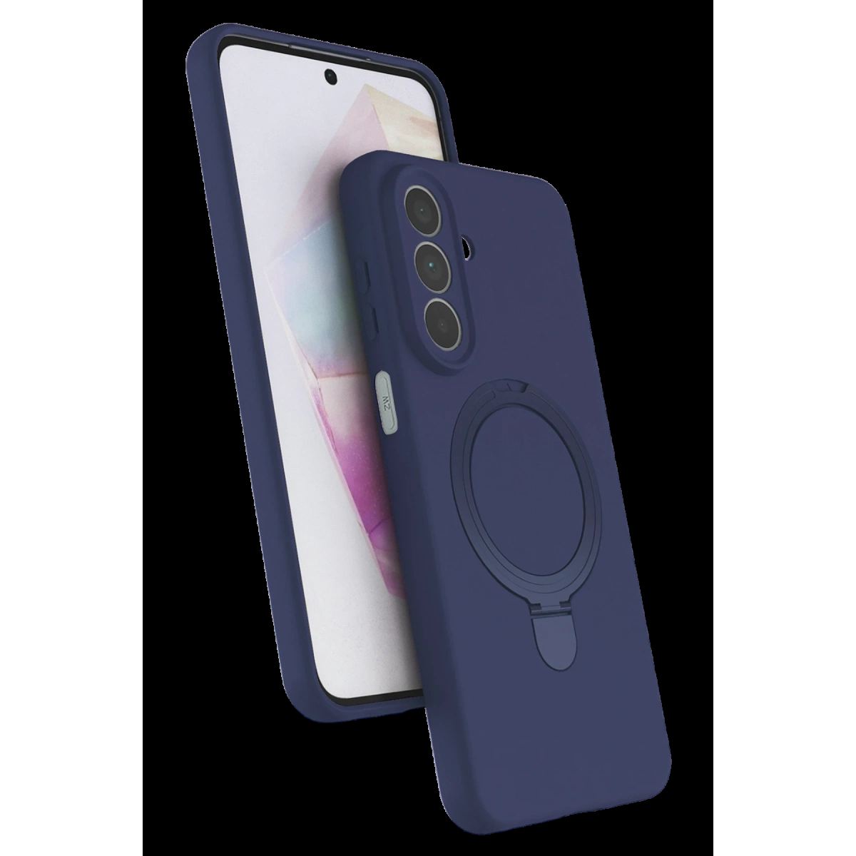 Samsung Galaxy A27 5g Regal Magsafe Standlı Kapak - Lacivert