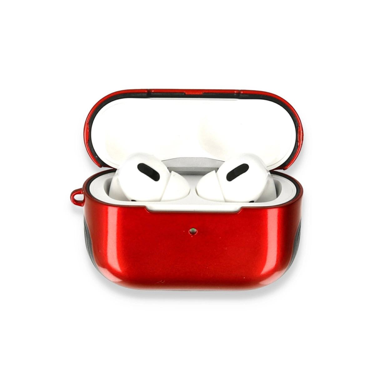 Apple Airpods Pro (1.nesil) 3in1 Kılıf - Kırmızı