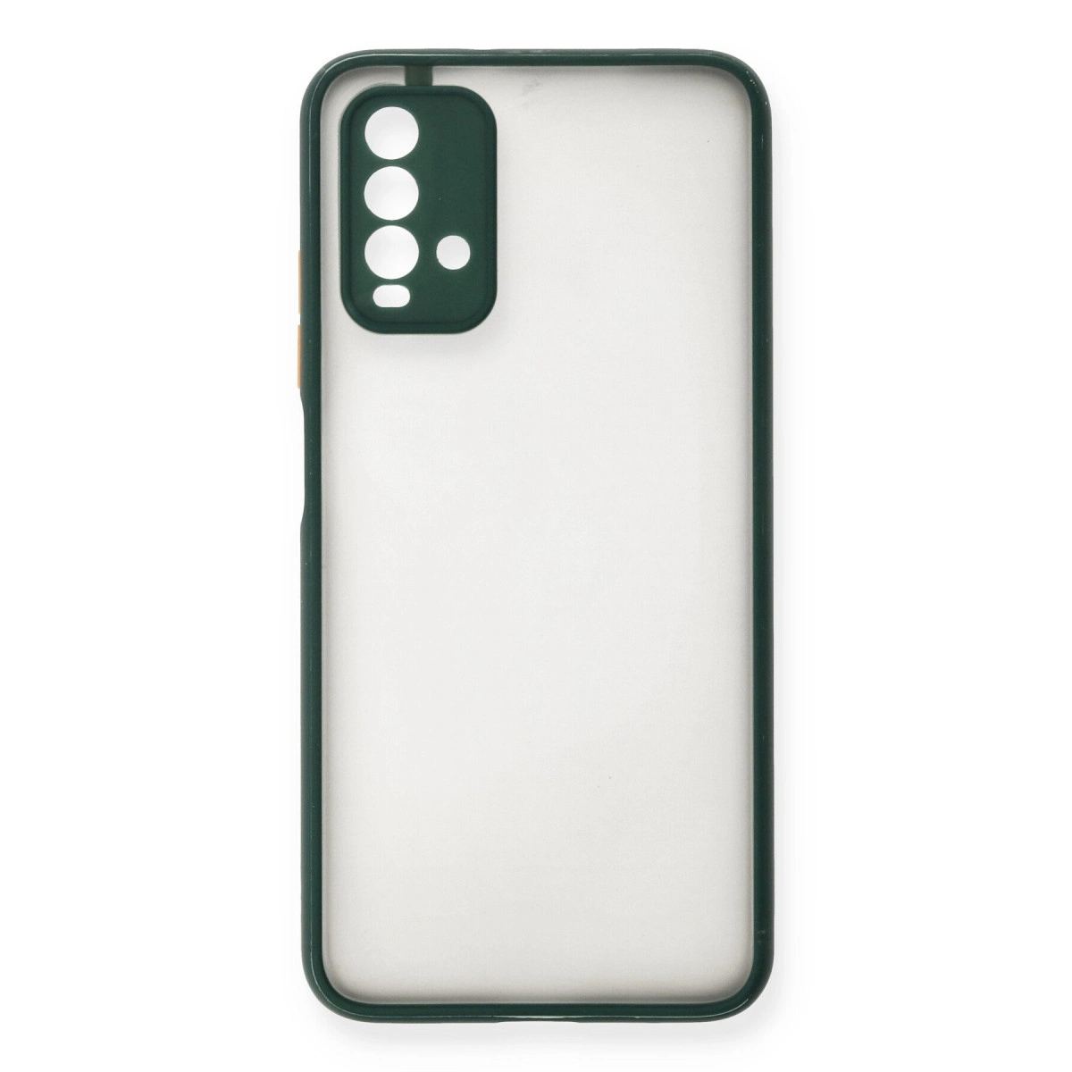 Xiaomi Redmi 9t Kılıf Montreal Silikon Kapak - Yeşil