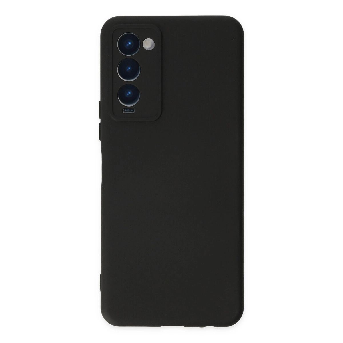 Tecno Camon 18 Kılıf Nano İçi Kadife Silikon - Siyah