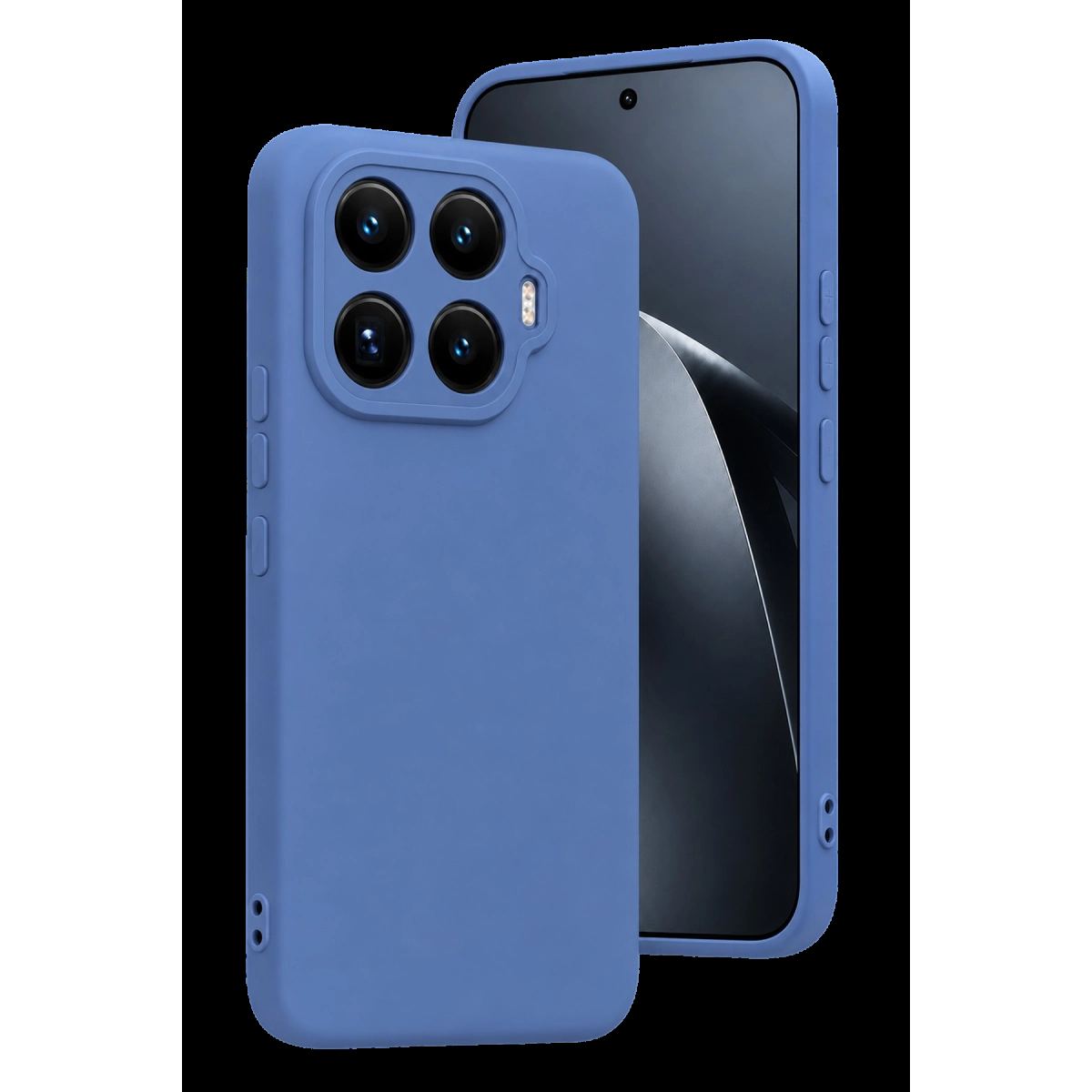 Xiaomi Mi 17t Nano İçi Kadife Silikon - Mavi