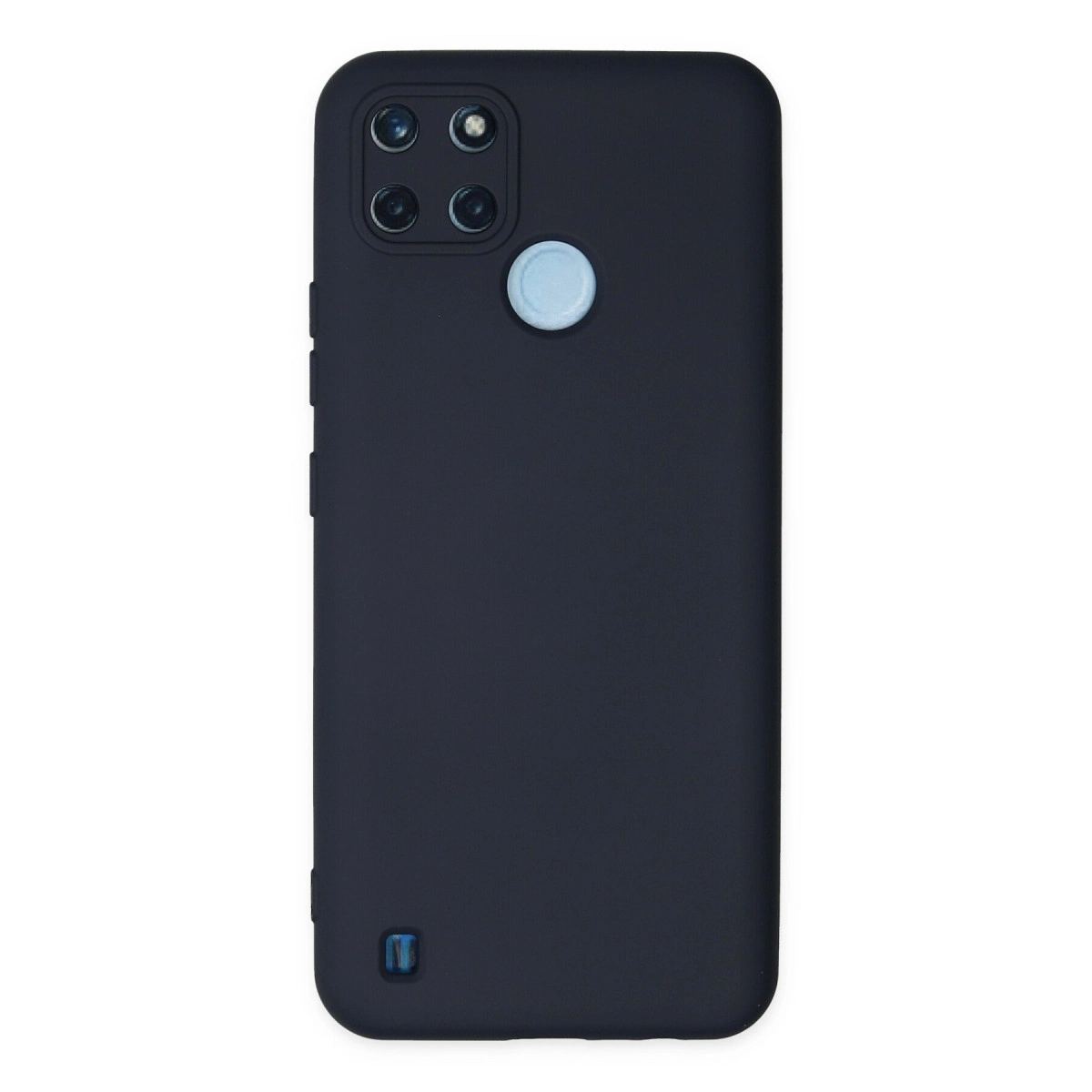 Realme C25y Kılıf Nano İçi Kadife Silikon - Lacivert