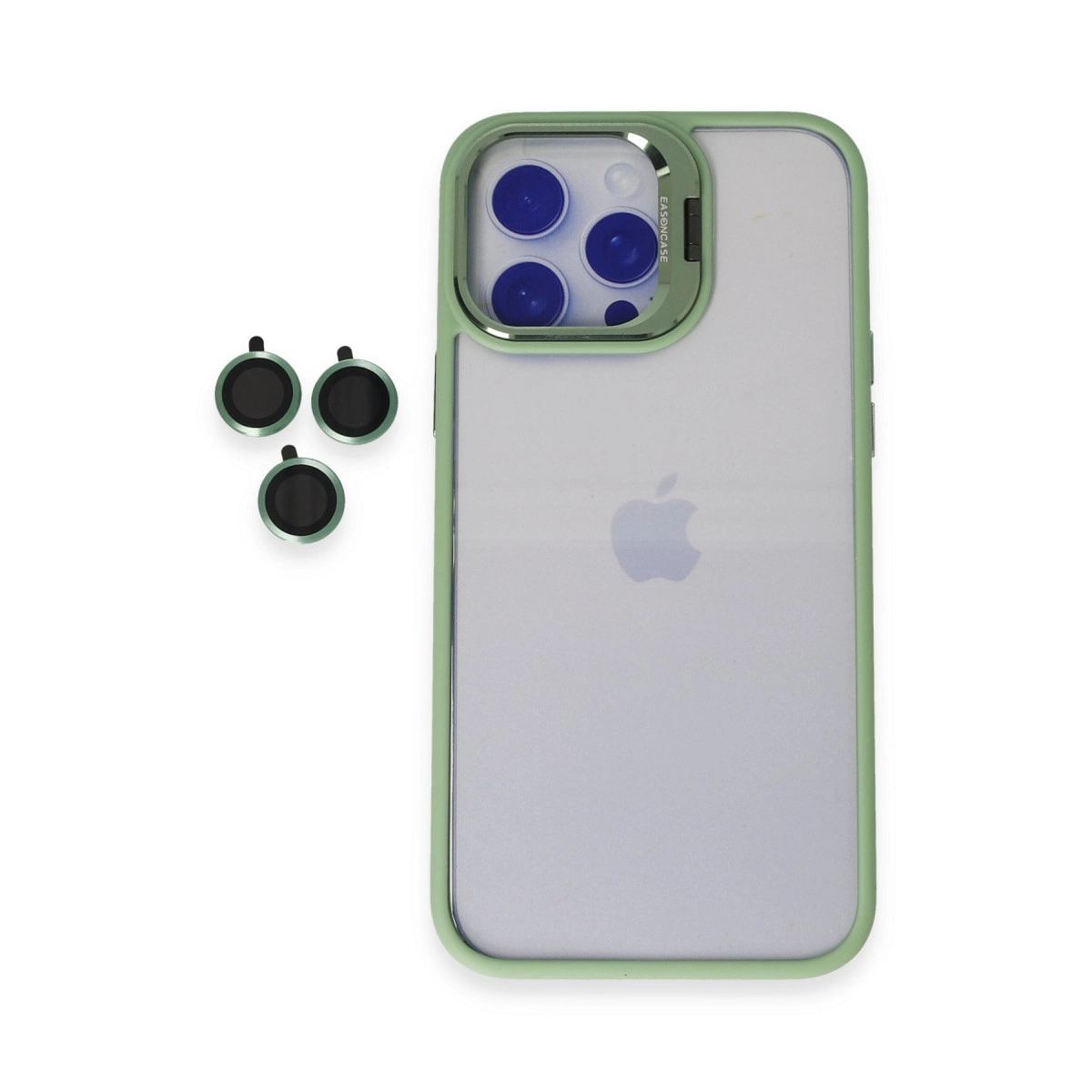 Joko Apple İphone 15 Pro Max Kılıf Roblox Lens Standlı Kapak - Yeşil