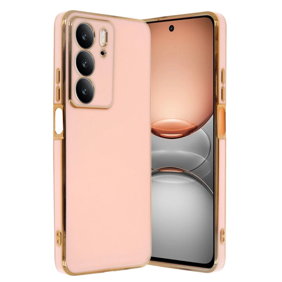 Realme C75 4g Kılıf Volet Silikon - Pembe