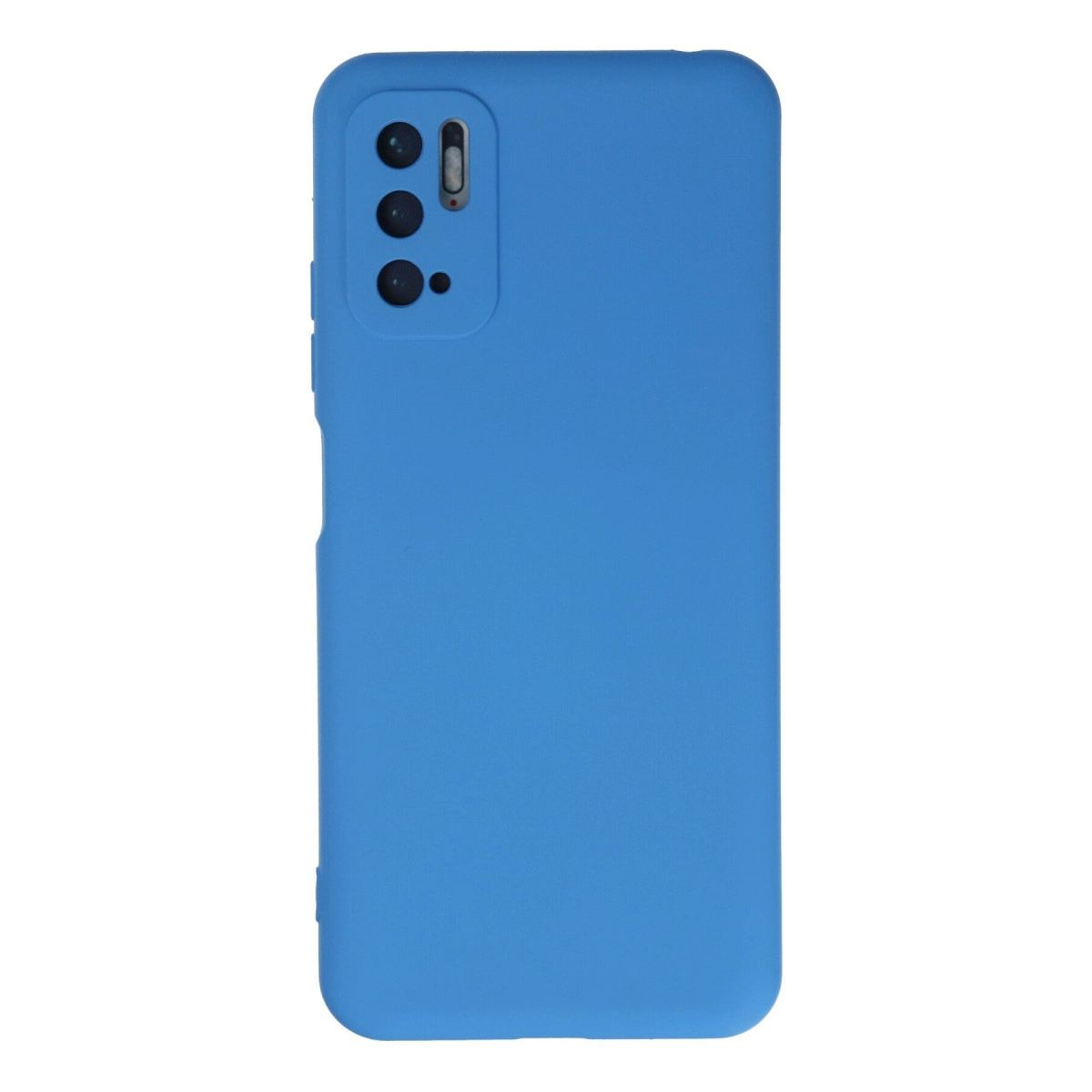 Xiaomi Redmi Note 10 5g Kılıf Nano İçi Kadife Silikon - Mavi