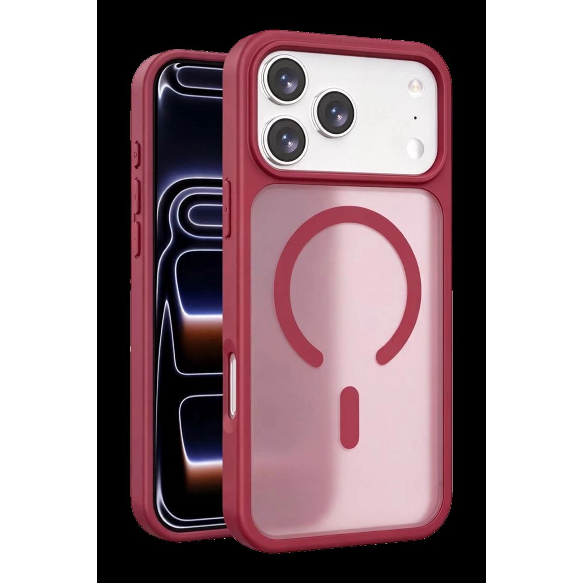 Joko Apple İphone 18 Pro Jota Magsafe Kapak - Bordo