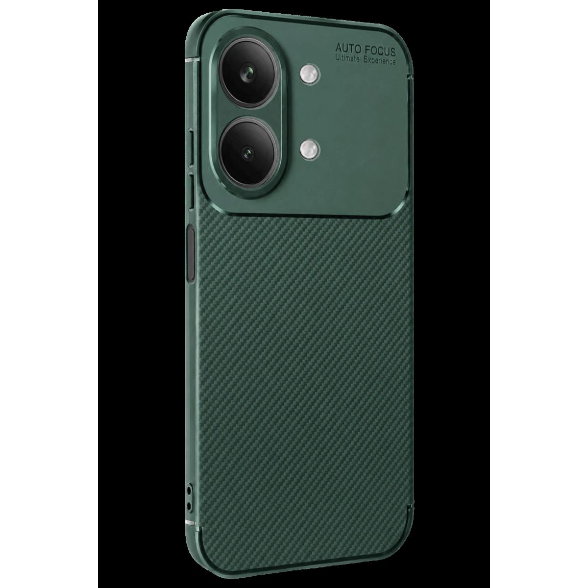 Newface Vivo Y05 Auto Focus Karbon Kapak - Yeşil