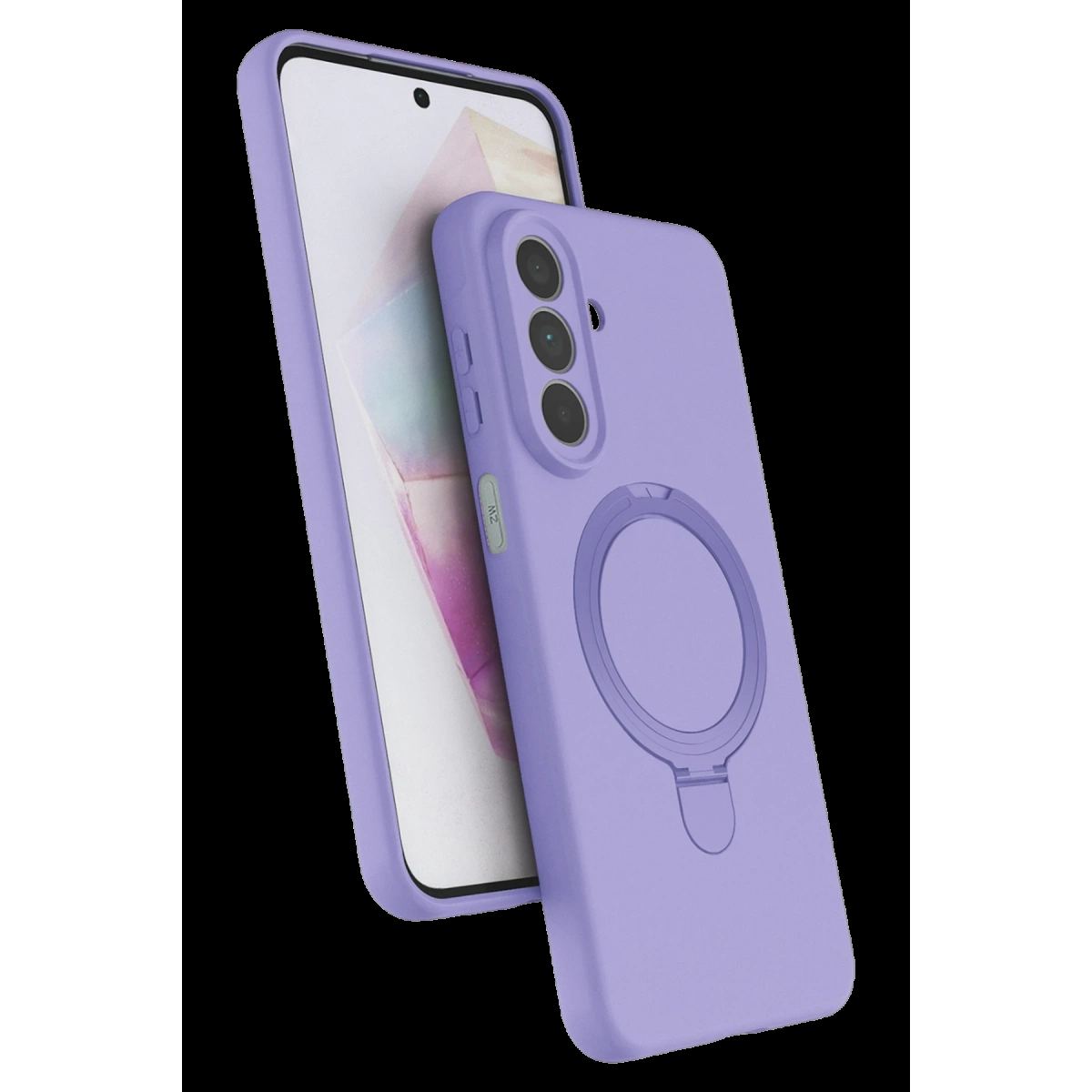 Samsung Galaxy A27 5g Regal Magsafe Standlı Kapak - Lila