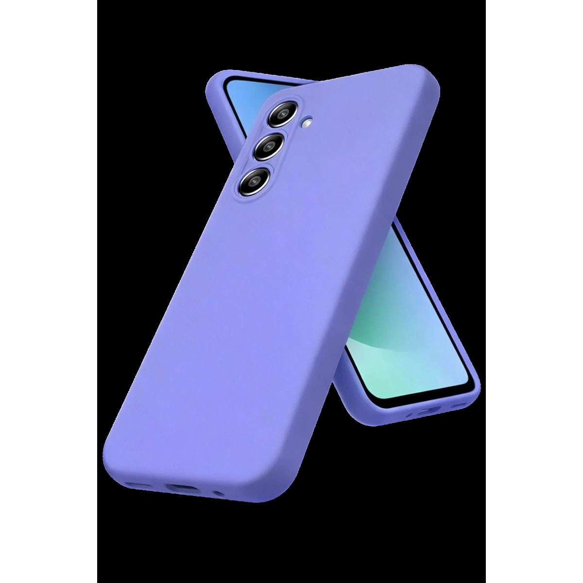 Samsung Galaxy A27 5g Nano İçi Kadife Silikon - Lila