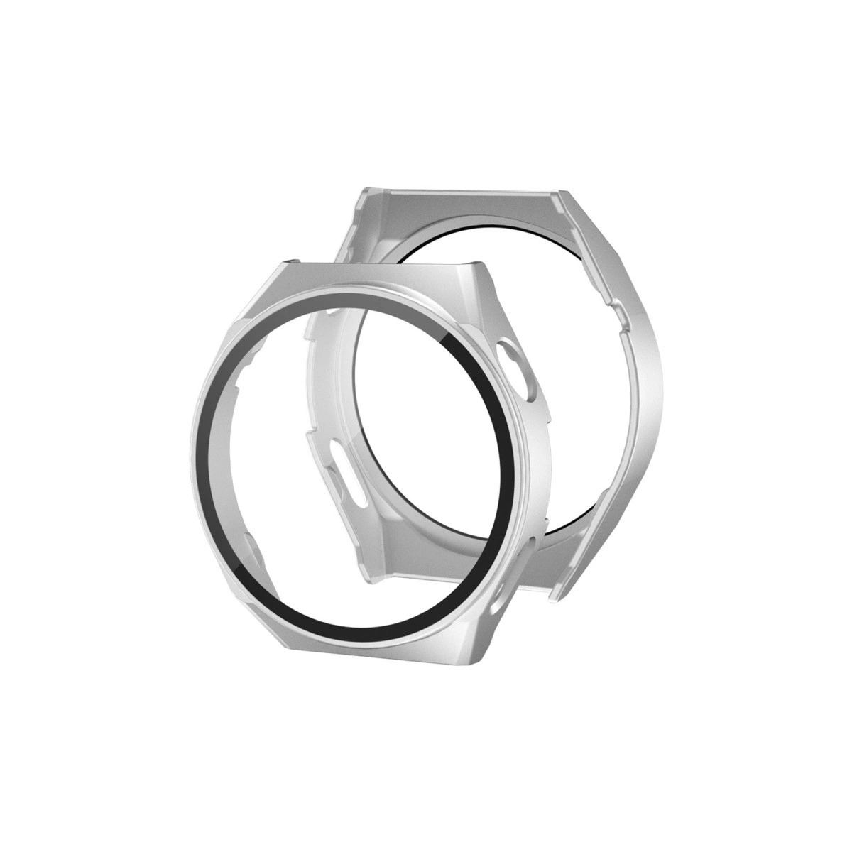 Huawei Watch Gt3 42mm Dota Camlı Kasa Ekran Koruyucu - Gümüş