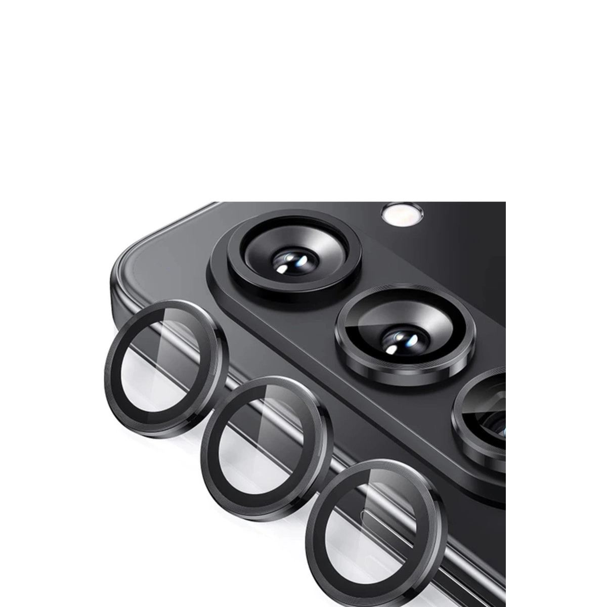 Samsung Galaxy Z Fold 5 Valdez Metal Kamera Lens - Siyah