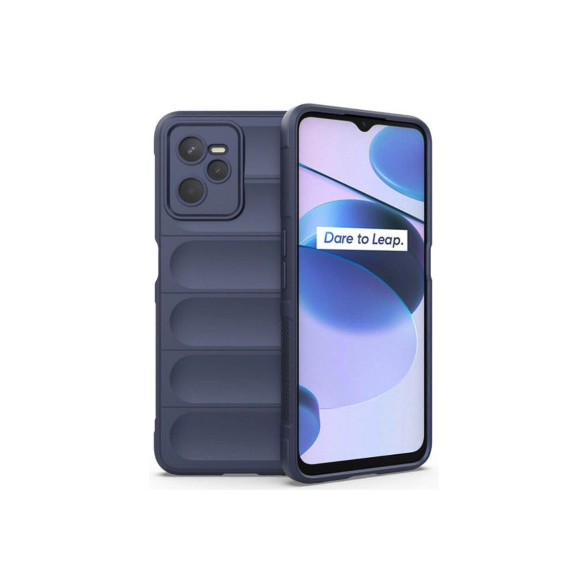 Realme C35 Kılıf Optimum Silikon - Lacivert