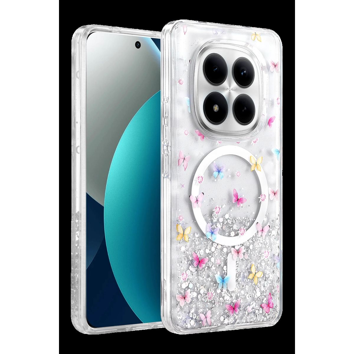 Onegif Xiaomi Redmi Note 15 Pro 4g Misk Simli Magsafe Kapak - Desen 4