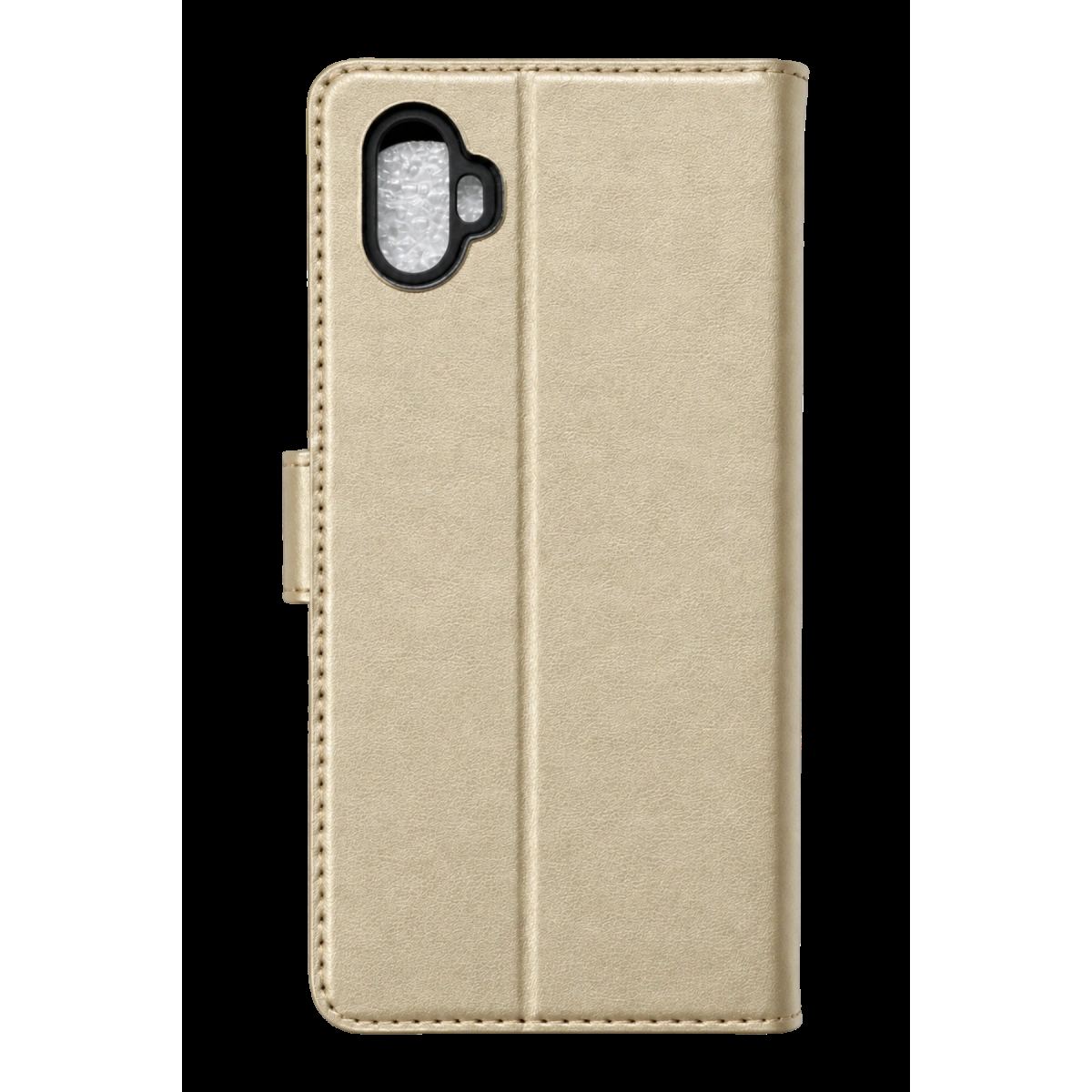 Samsung Galaxy Xcover 6 Pro Trend S Plus Kapaklı Kılıf - Gold