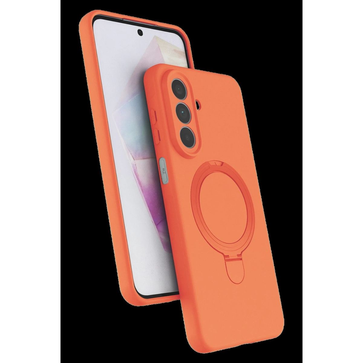 Samsung Galaxy A27 5g Regal Magsafe Standlı Kapak - Turuncu