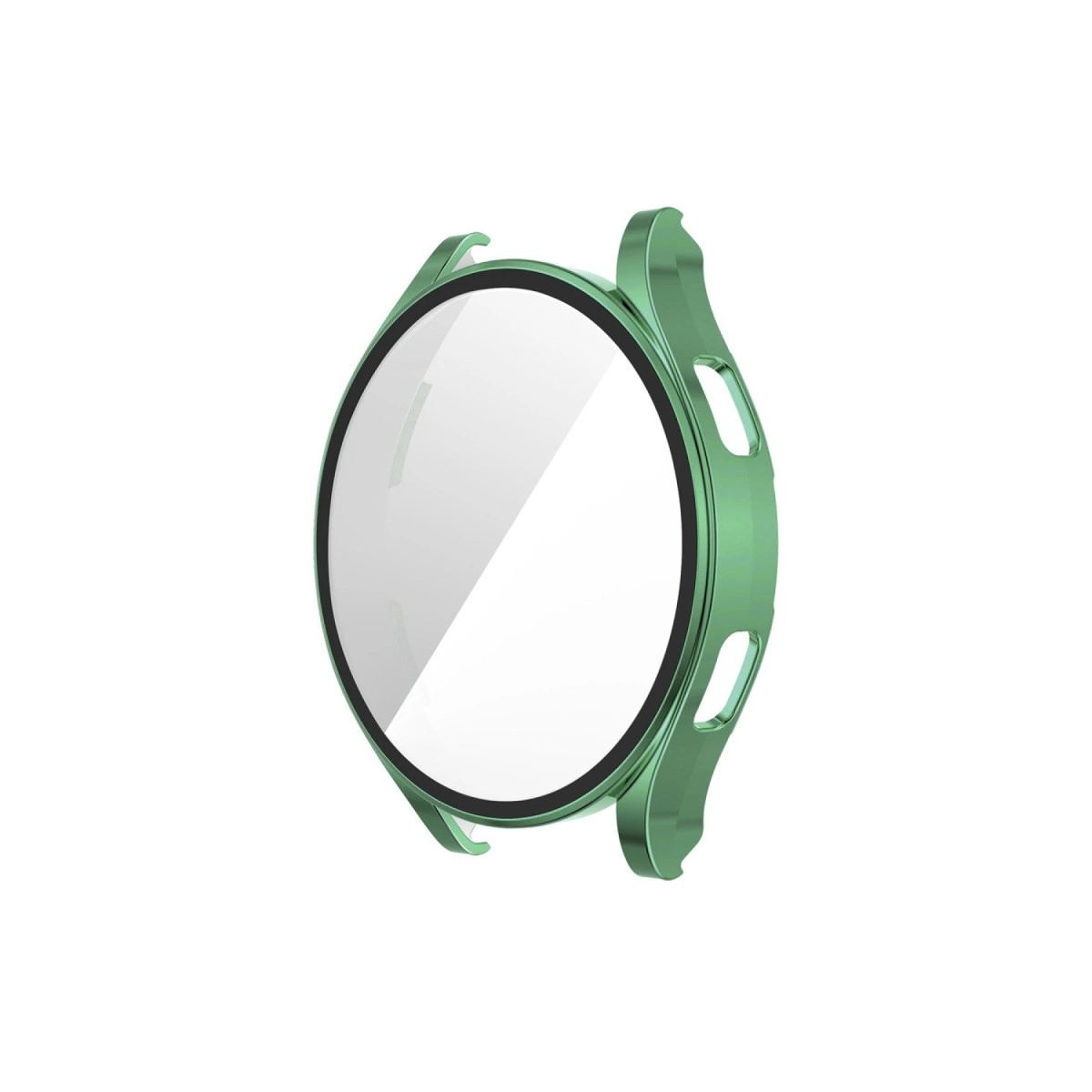 Watch 4 40mm Wall Camlı Kasa Ekran Koruyucu - Koyu Yeşil
