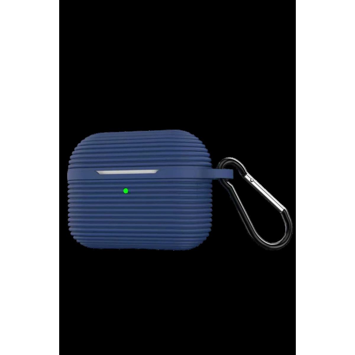 Apple Airpods 4 (4.nesil)/airpods 5 (5.nesil) Raven Silikon Kılıf - Lacivert