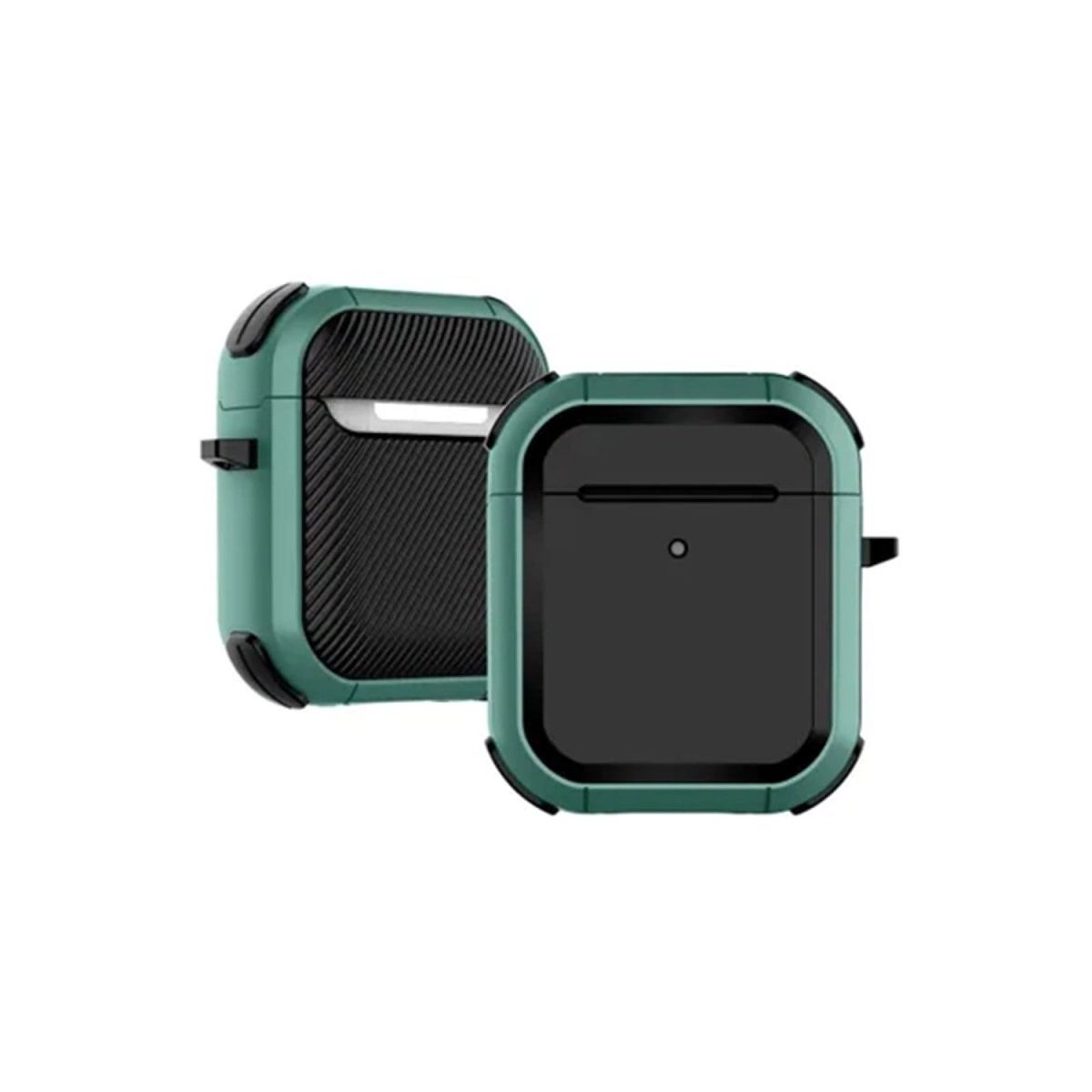 Apple Airpods 2 (2.nesil) Tank Kılıf - Yeşil