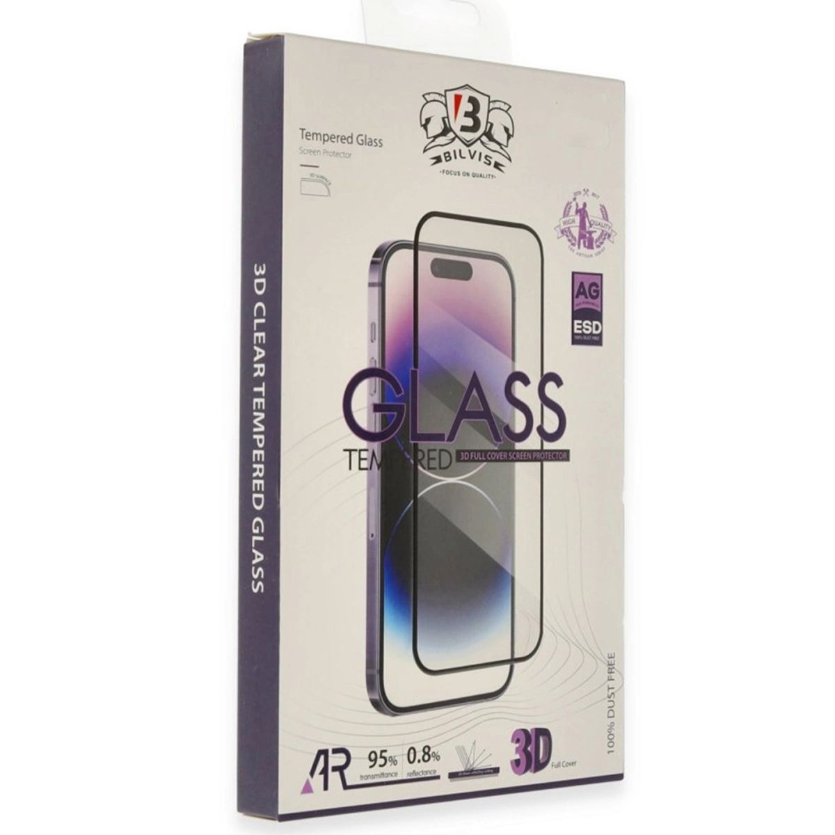 Apple İphone 14 Pro Max Bilvis 3d Cam Ekran Koruyucu