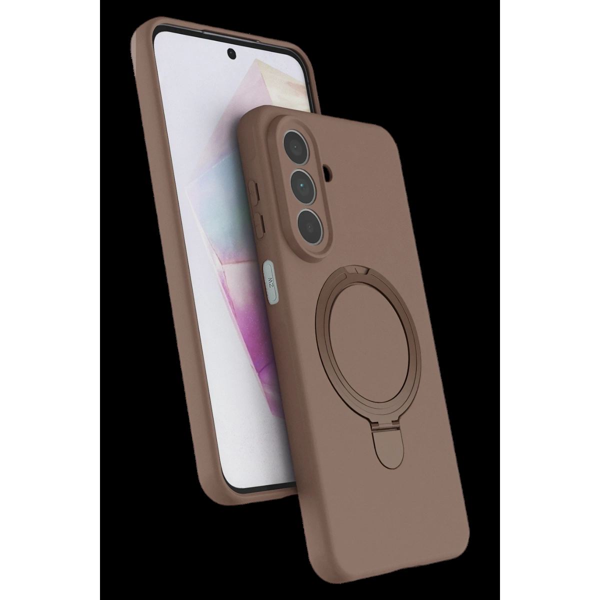 Samsung Galaxy A27 5g Regal Magsafe Standlı Kapak - Çöl Titanyum