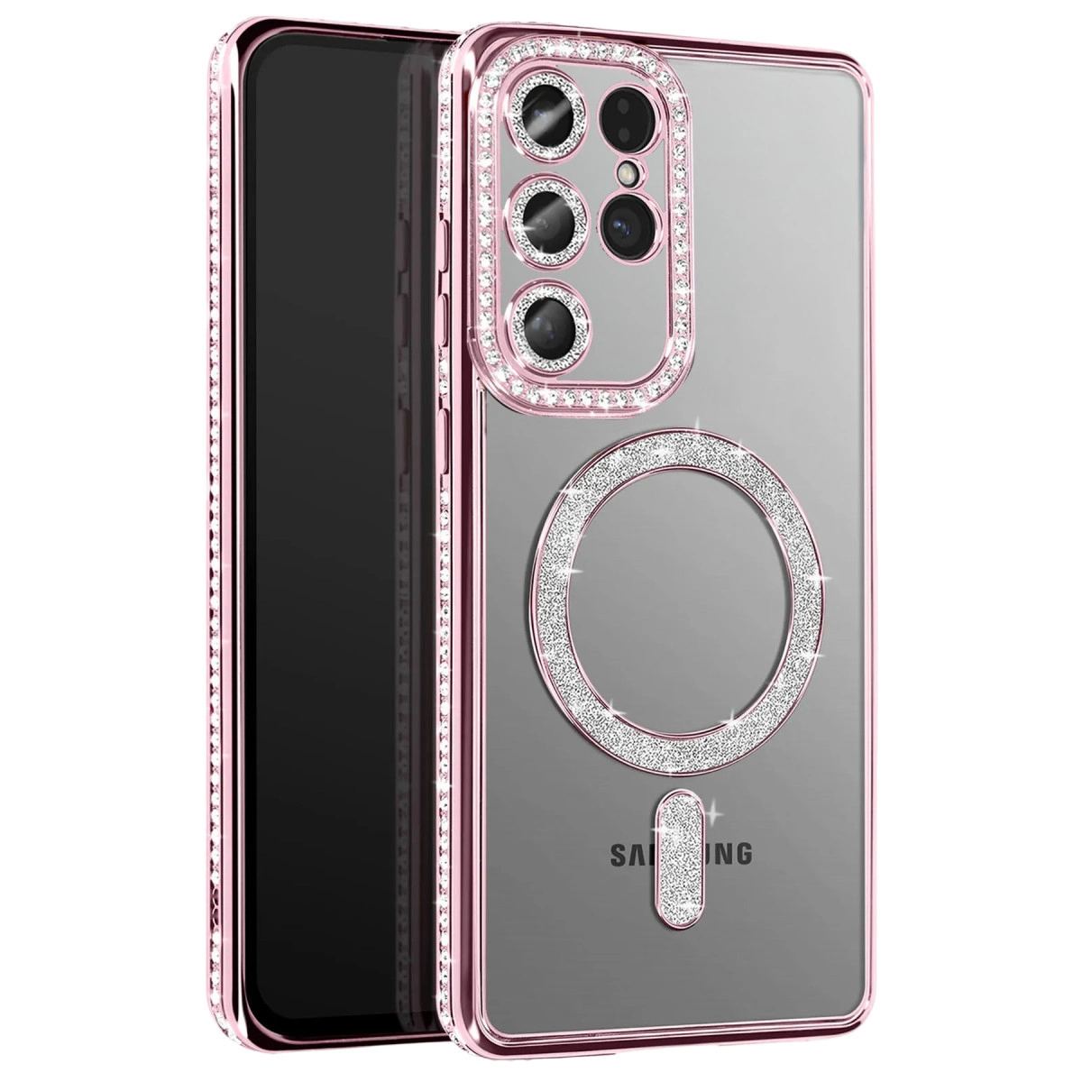 Joko Samsung Galaxy S26 Ultra Joke Simli Magneticsafe Kılıf - Pembe
