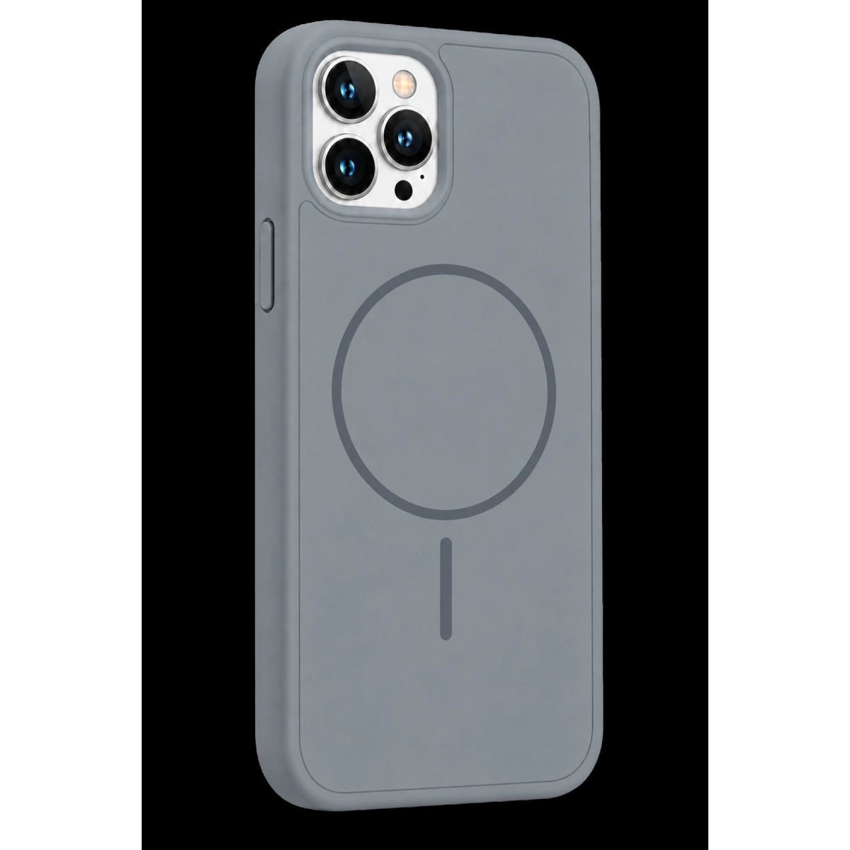 Newface Apple İphone 15 Pro Max Azus Magsafe Kapak - Gri