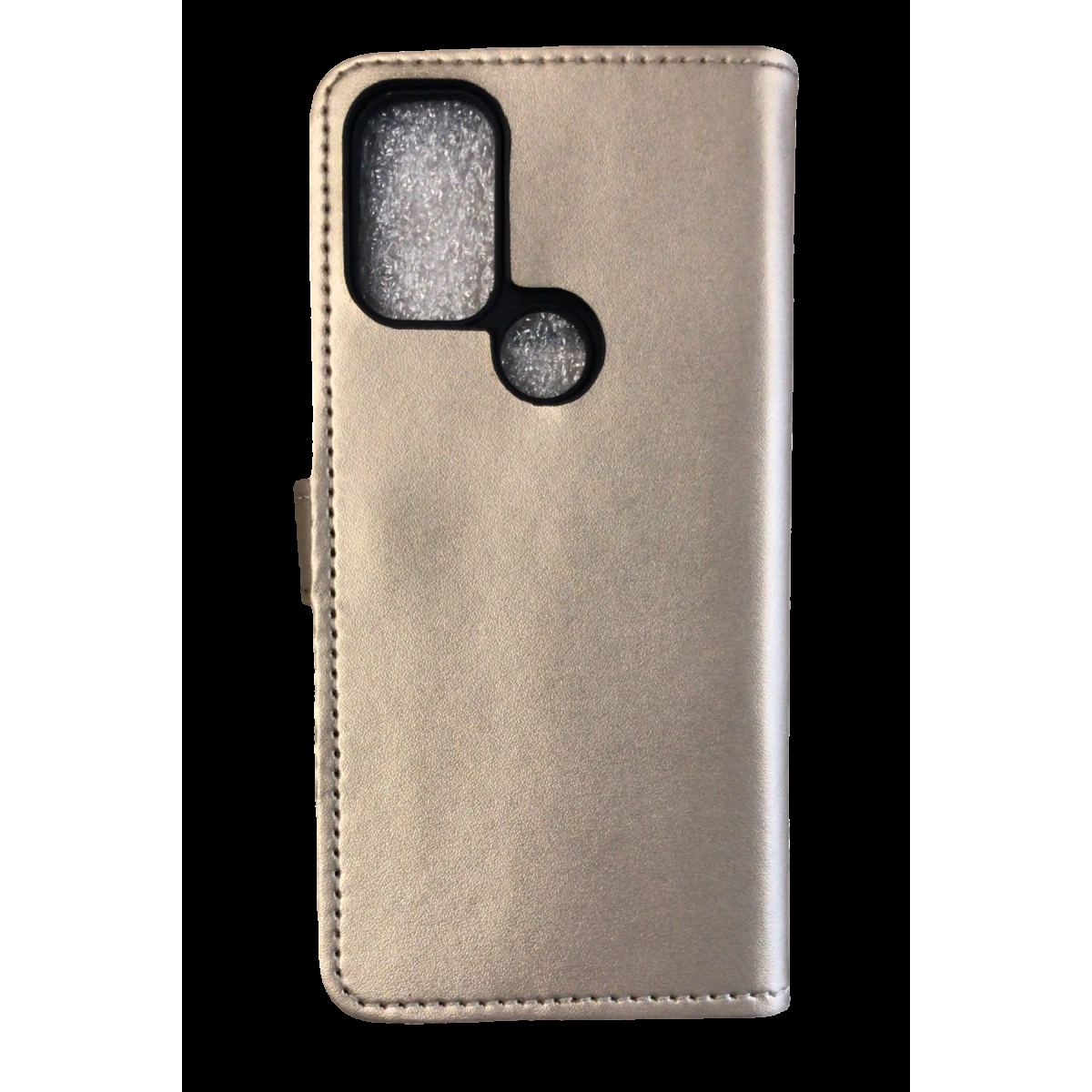 General Mobile Gm 21 Plus Trend S Plus Kapaklı Telefon Kılıf - Gold