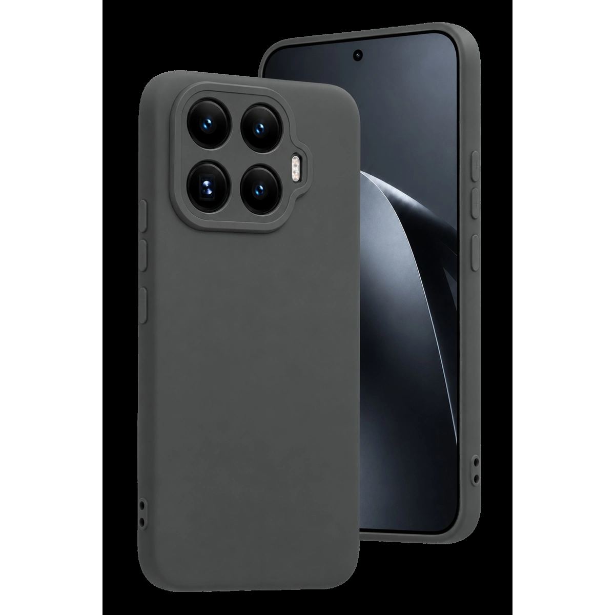 Xiaomi Mi 17t Nano İçi Kadife Silikon - Gri