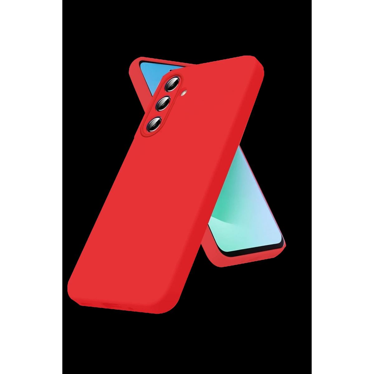 Newface Samsung Galaxy S26 Fe First Silikon - Kırmızı