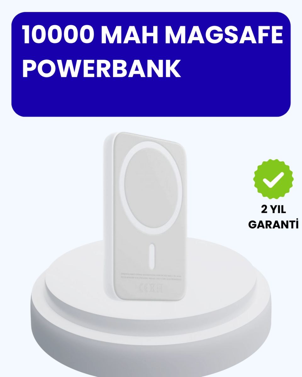 Magsafe Manyetik Powerbank İphone İçin Hızlı, Kablosuz Ve Güvenli Şarj