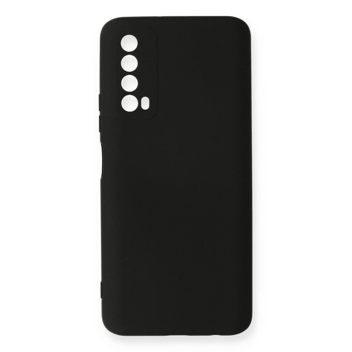 Huawei P Smart 2021 Kılıf Nano İçi Kadife Silikon - Siyah