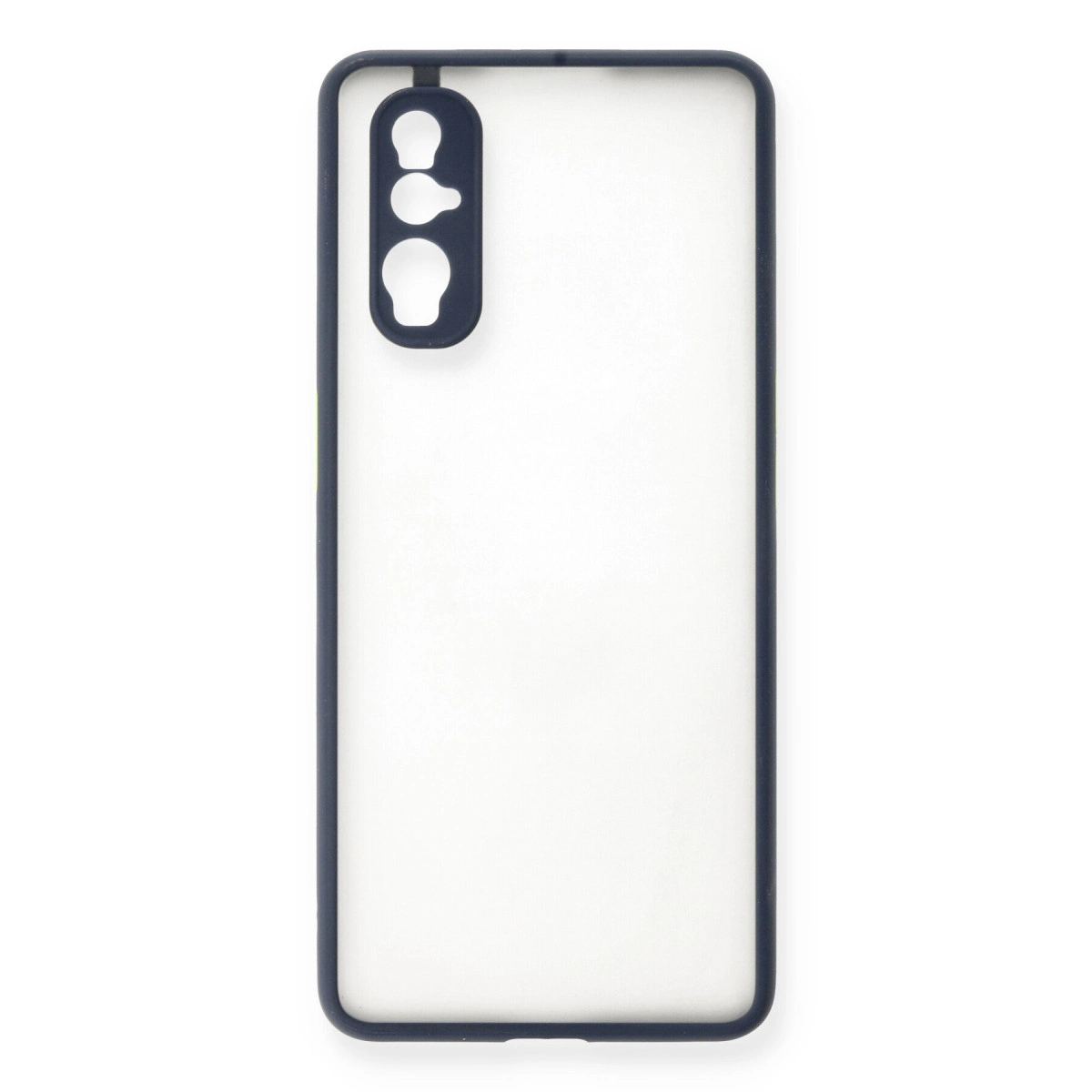 Oppo Find X2 Kılıf Montreal Silikon Kapak - Lacivert