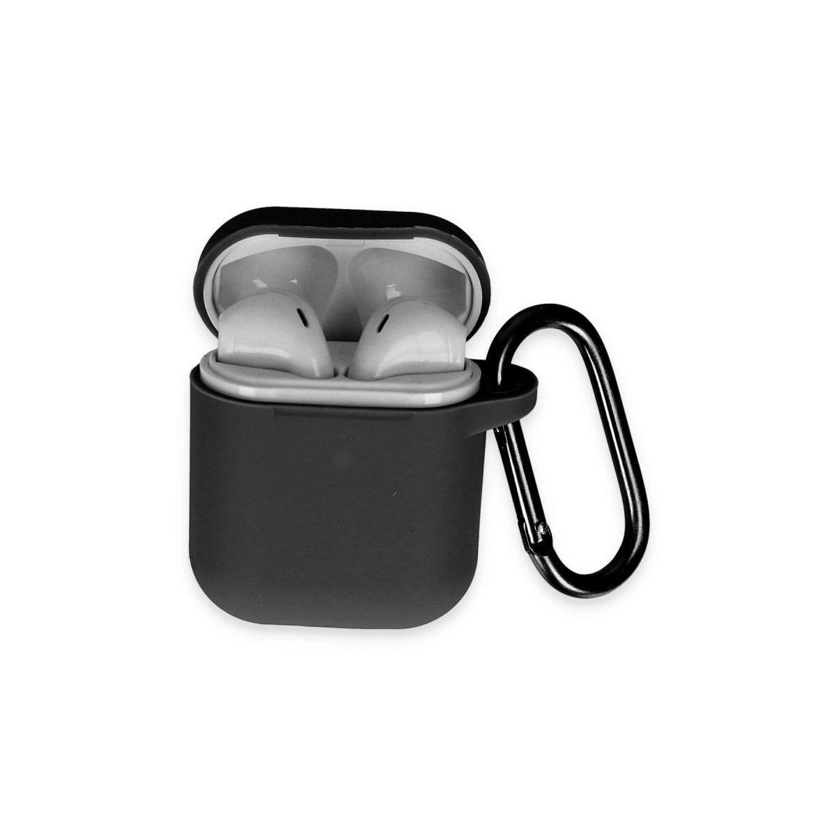 Apple Airpods 2 (2.nesil) Hang Kılıf - Siyah