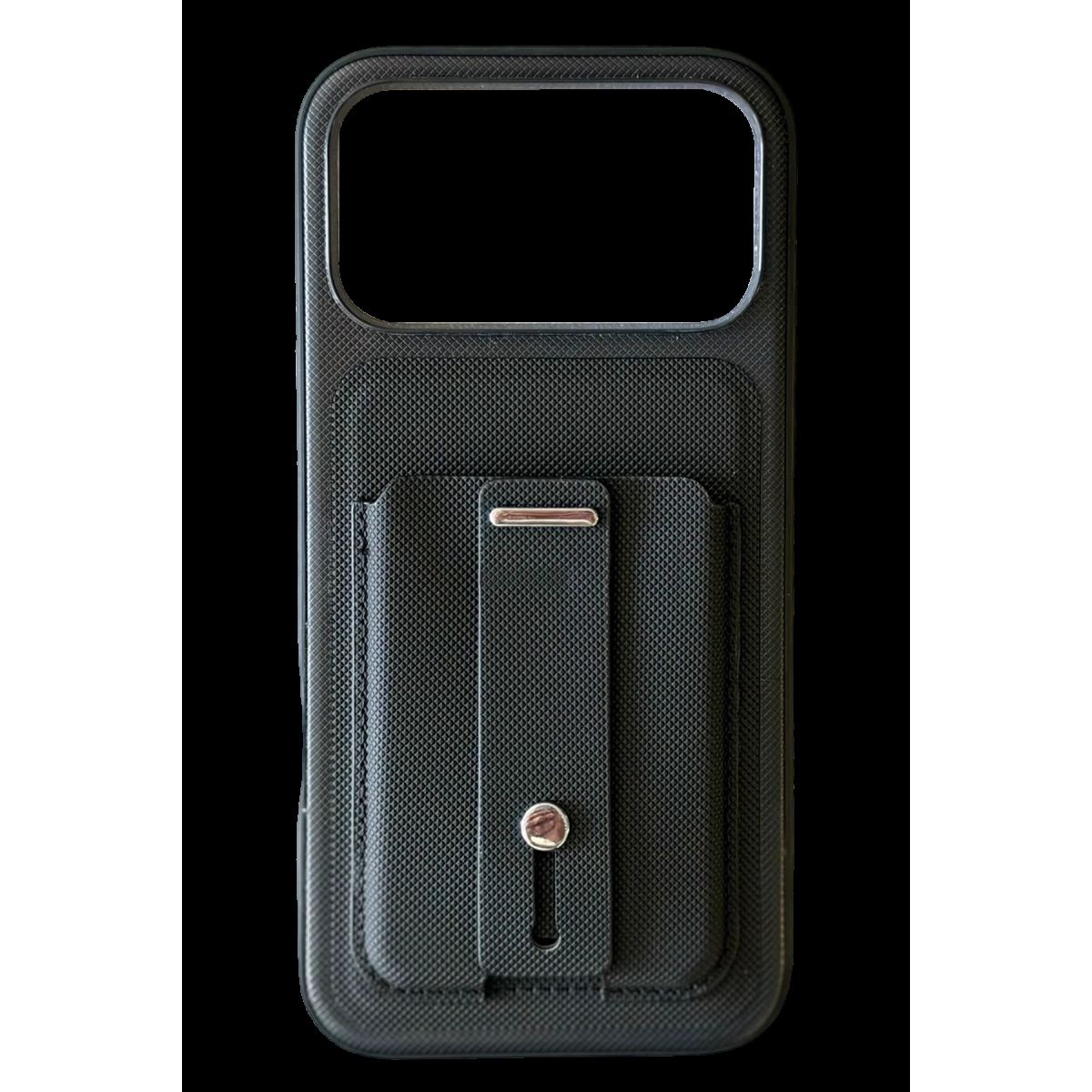 Newface Apple İphone 18 Pro Max/17 Pro Max Latte Kartvizitli Kapak - Siyah