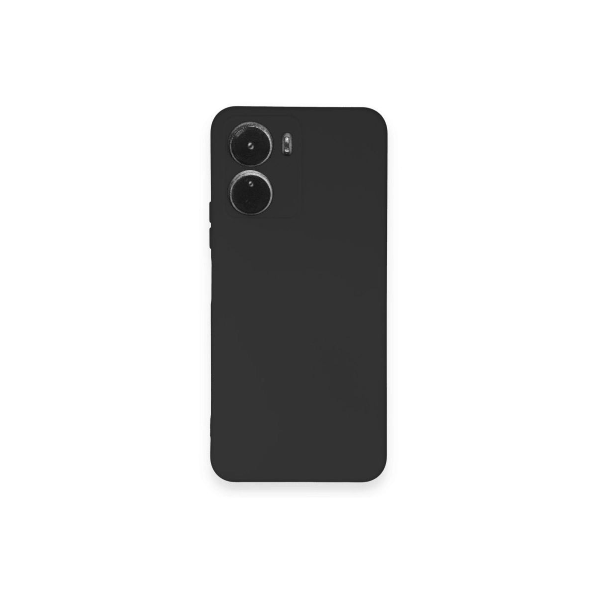 Vivo Y16 Kılıf Nano İçi Kadife Silikon - Siyah