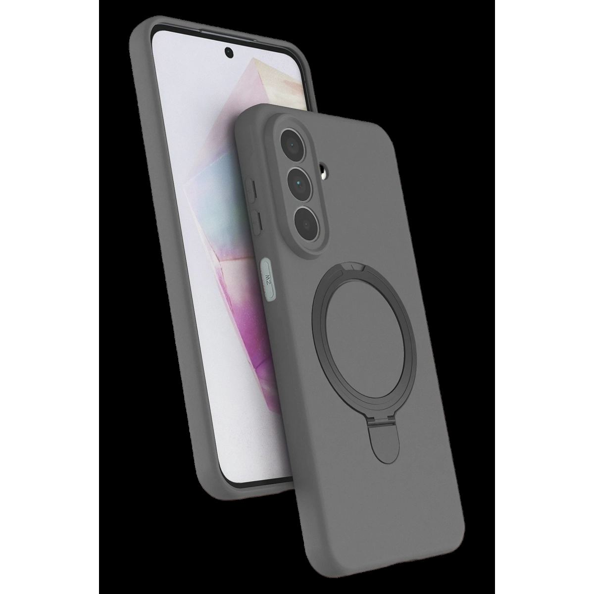 Samsung Galaxy A27 5g Regal Magsafe Standlı Kapak - Titan Gri