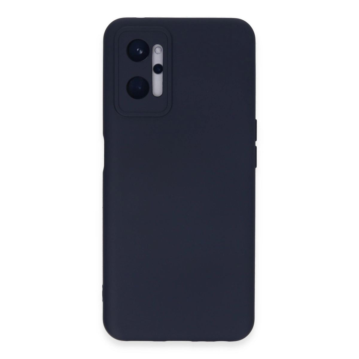 Realme 9i 4g Kılıf Nano İçi Kadife Silikon - Lacivert