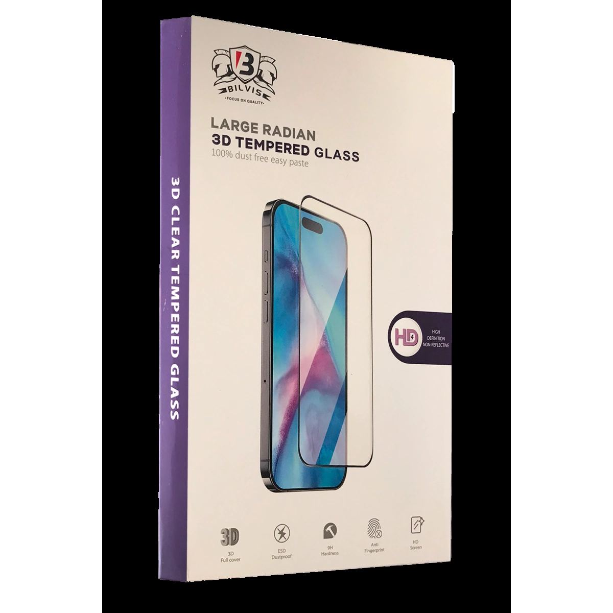 Apple İphone 14 Pro Max Bilvis 3d Cam Ekran Koruyucu