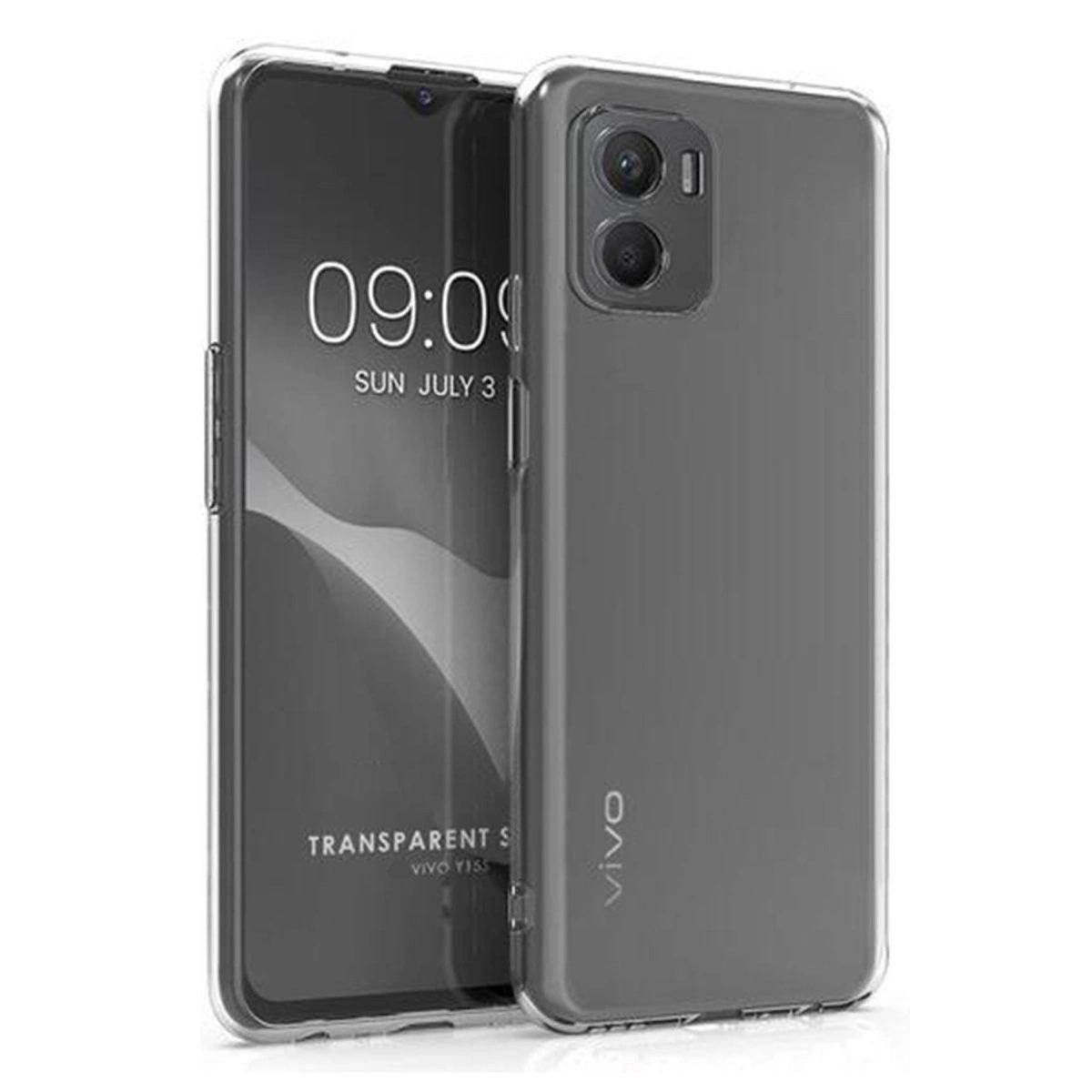 Vivo Y15s Kılıf Lüx Şeffaf Silikon