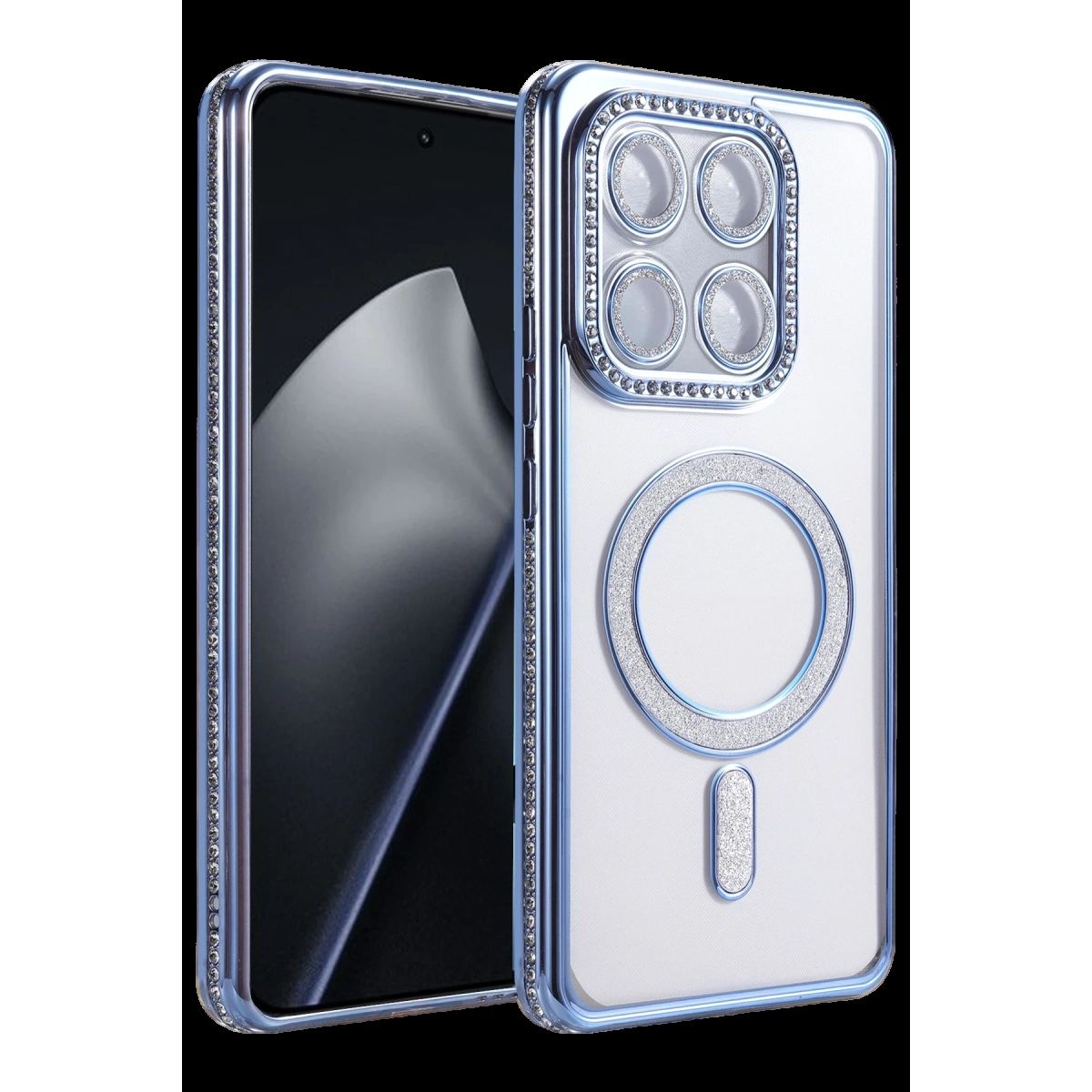 Newface Xiaomi Mi 17t Pro Joke Simli Magneticsafe Kılıf - Mavi