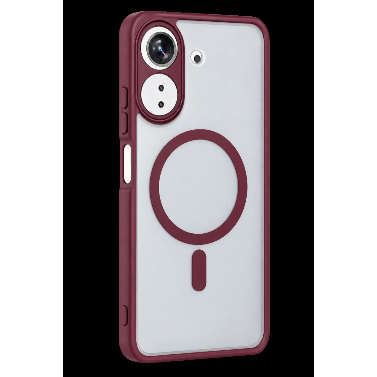 Xiaomi Redmi 13c Loji Magsafe Kapak - Bordo