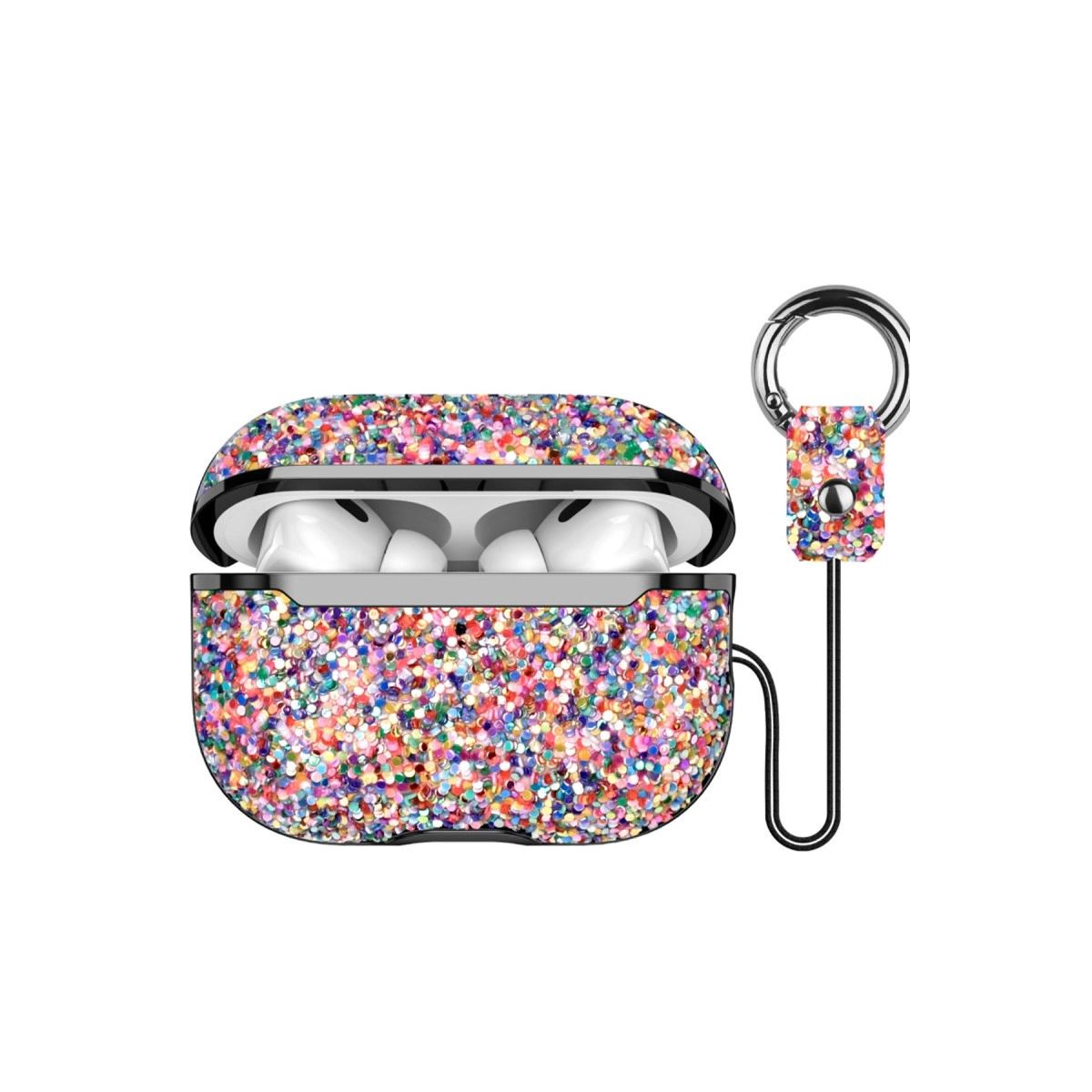Onegif Apple Airpods 2 (2.nesil) Bright Simli Airpods Kapak - Gold