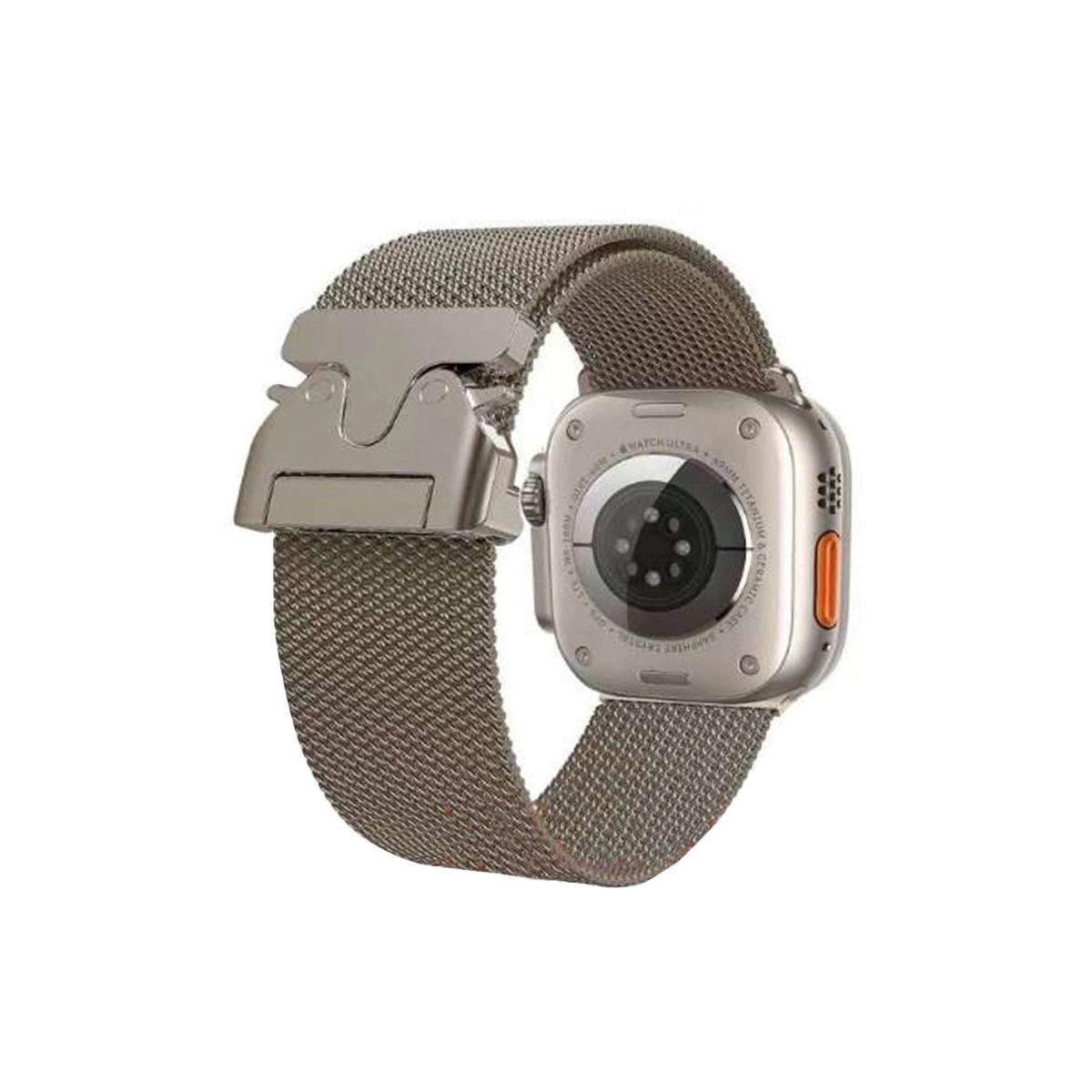 Apple Watch 42mm Milano Metal Kordon - Desert