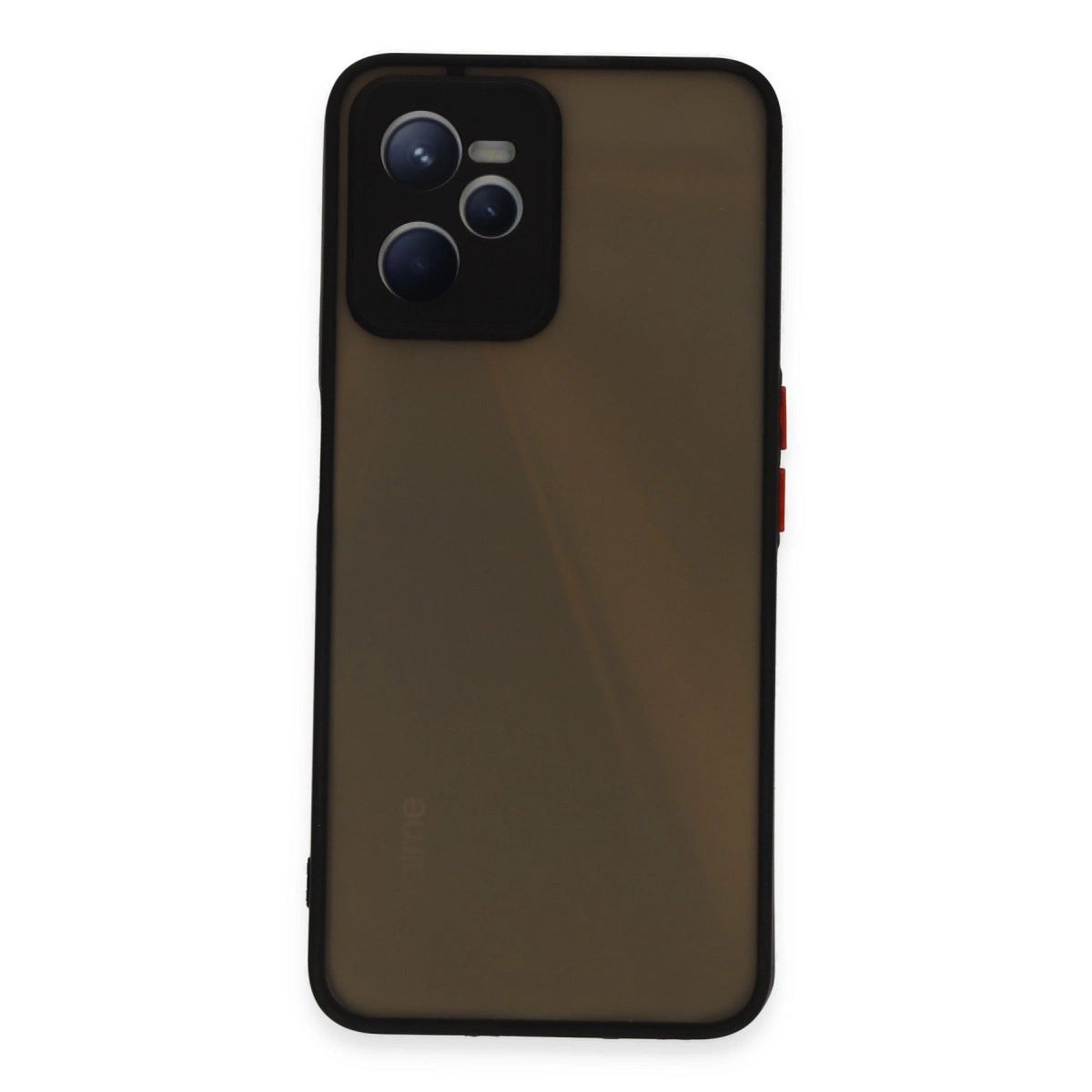 Realme C35 Kılıf Montreal Silikon Kapak - Siyah