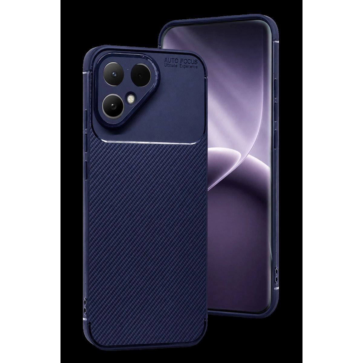 Tecno Pova Curve 2 5g Auto Focus Karbon Kapak - Lacivert