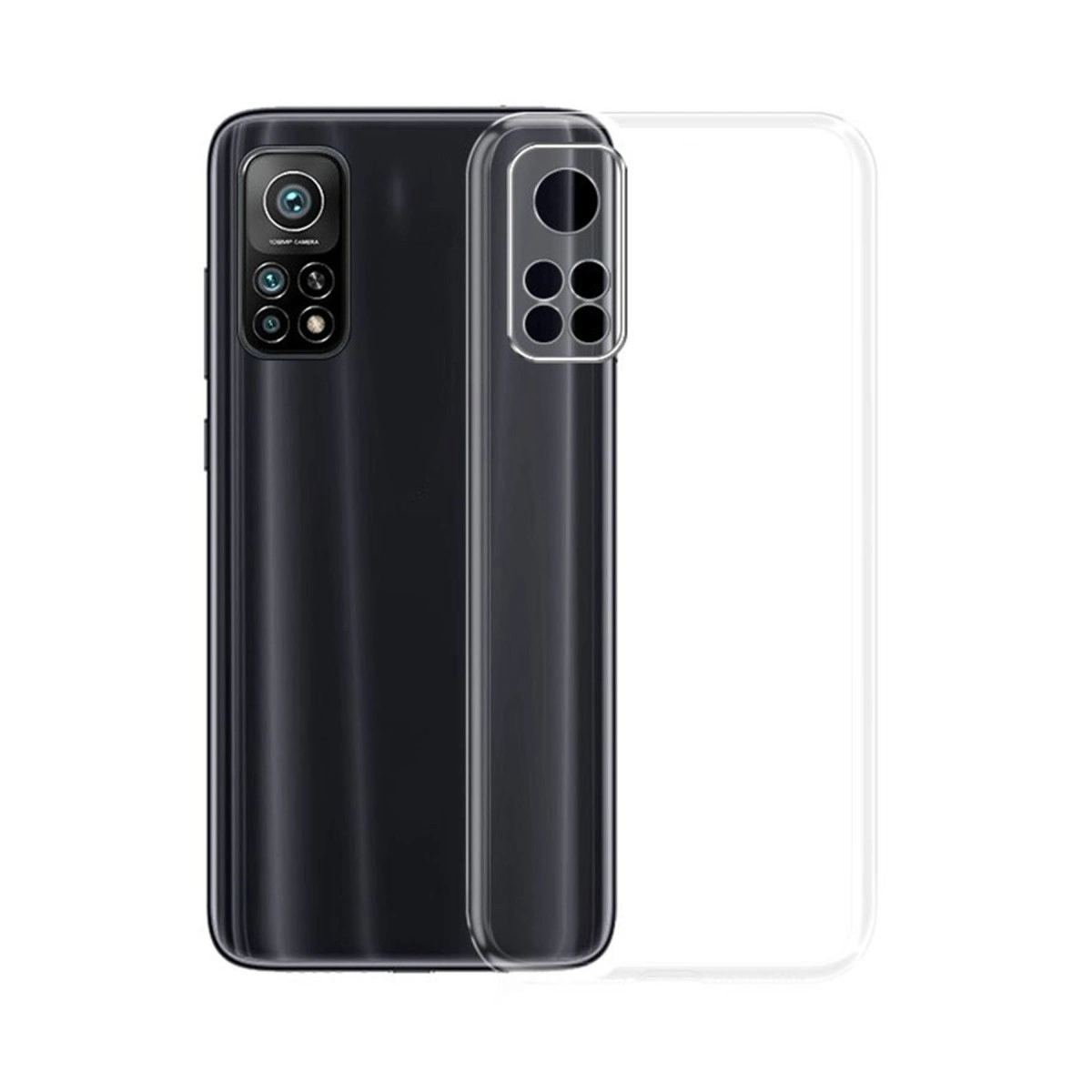 Xiaomi Mi 10t Kılıf Lüx Şeffaf Silikon - Şeffaf
