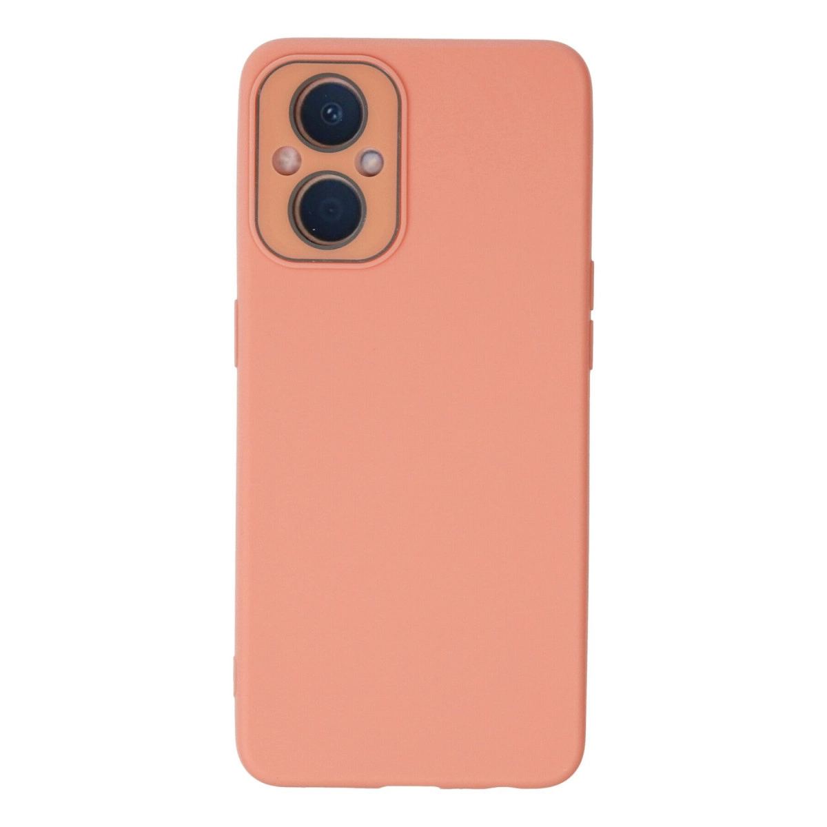 Oppo Reno 7 Lite Kılıf Lansman Glass Kapak - Pembe