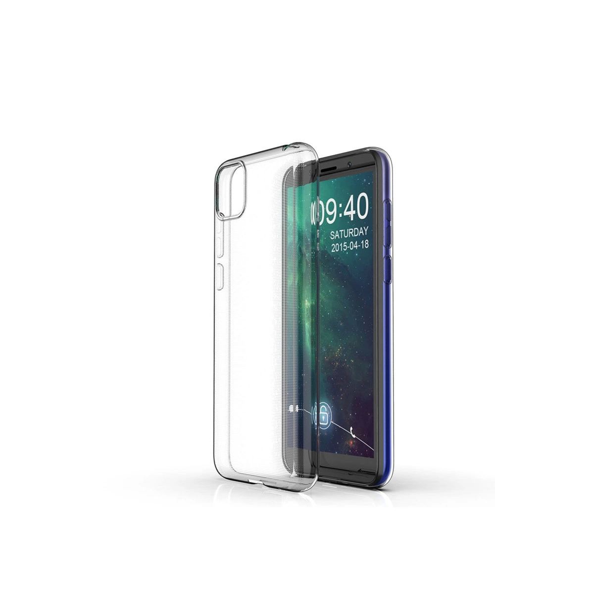 Huawei Y5p Kılıf Lüx Şeffaf Silikon - Şeffaf